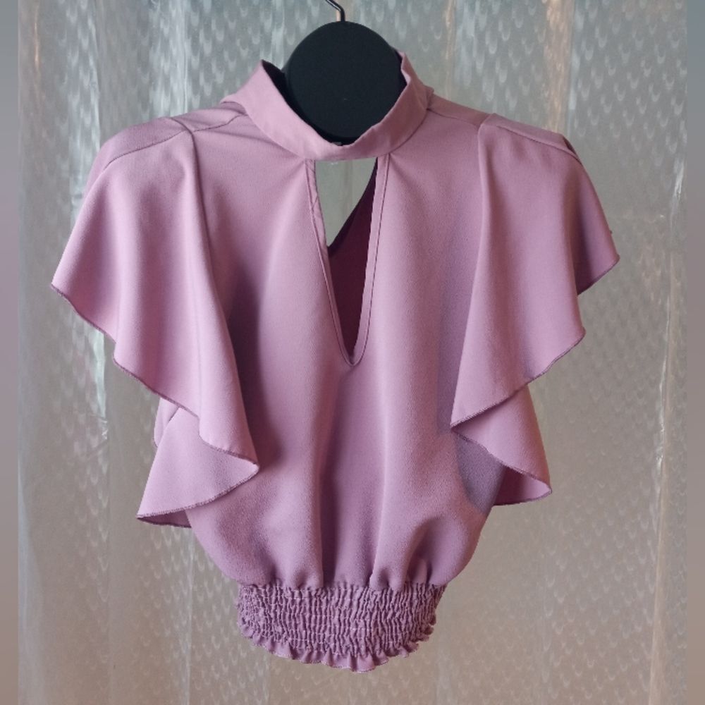 Charlotte Russe Women's Pink Top/Blouse Size Small Never Worn